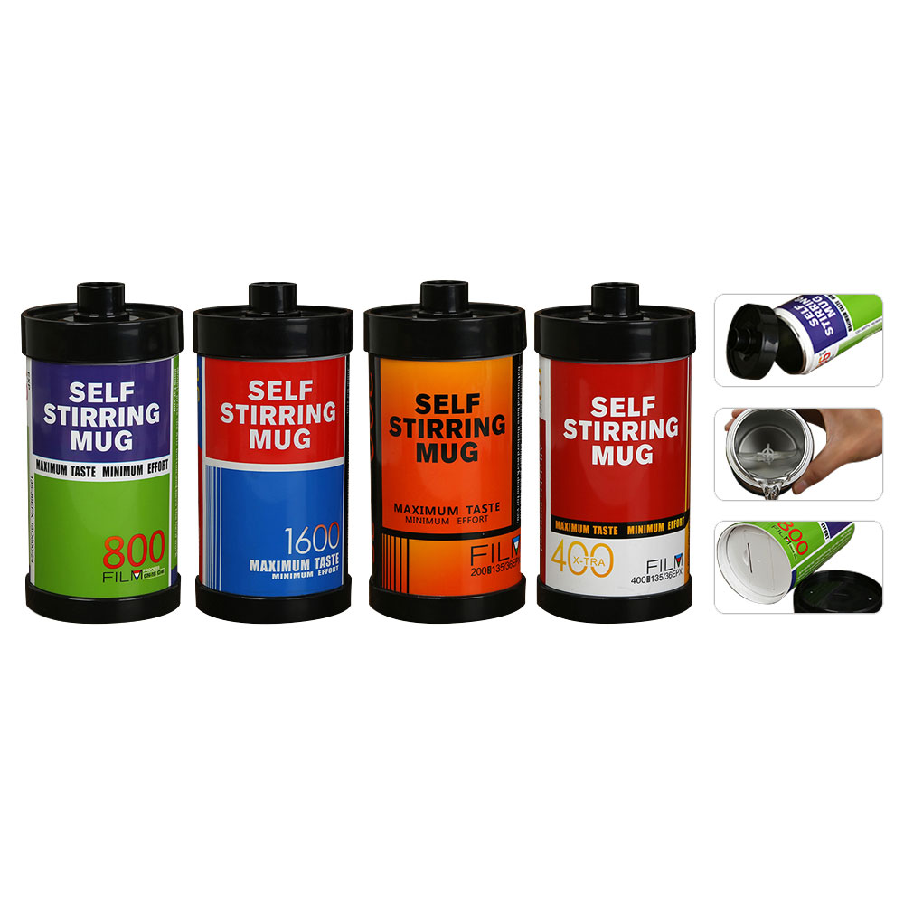 Camera Film Self-Stirring Mug